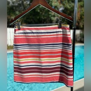 Loft Outlet Super Cute Striped Skirt, Size 2 - Like New!
